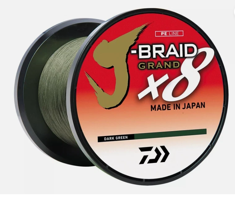 Daiwa J-Braid x8 Grand 3000yd Spool (Select LB Test) JBG-3000 - Image 1 of 1