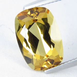 5.68Cts Beautiful Natural Heliodor Yellow Beryl Cushion Shape Collection Gem - Picture 1 of 5