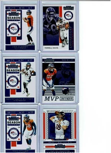 2019 Contenders Football Denver Broncos Team Set (3) Base Cards +Plus More+ - Picture 1 of 1