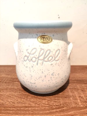 NEU Löffeltopf Bestecktopf Jopeko Keramik Steinzeug ca 16 cm hoch TOP - Bild 1 von 4