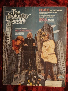 Saturday Evening POST February 8 1969 JOHN O'HARA SOUL RED GROOMS - Picture 1 of 1