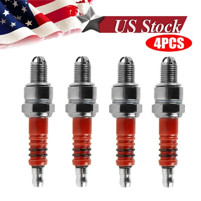Bujía de 3 electrodos 4X para GY6 A7tc 50 110 125 150cc ATV Scooter moto de cross Foto 1 de 4