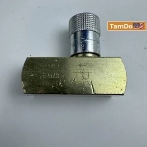 Control de flujo hidráulico de válvula Parker F-600B 2000 PSI 140 bar máx. - Imagen 1 de 7
