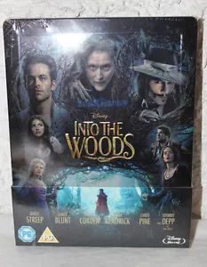 NEW Disney's Into The Woods Blu-Ray Steelbook Zavvi Exclusive U.K. Region Free - Picture 1 of 4