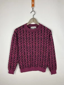 RRP$ 400 Moschino Couture Virgin Wool Pink Womens Sweater Sz US-4/I-38 - Picture 1 of 19