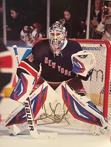 Henrik Lundqvist Signed New York Rangers 8x10 Photo Hall Of Fame - Picture 1 of 1