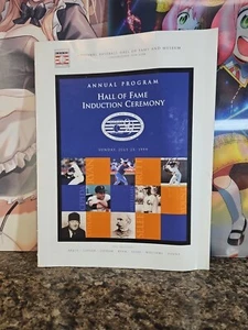 1999 Major League Baseball Hall of Fame Induction Ceremony Program Nolan Ryan  - Picture 1 of 5