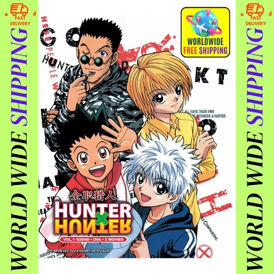 Hunter x Hunter 1999 Complete Anime DVD Box (92 Episods + OVA & 2 Movies) - Image 1 of 4