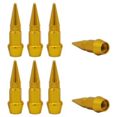 8 Stück YOU.S Ventilkappen Abdeckung Spike in Gold für Auto PKW LKW Motorrad - Bild 1 von 2