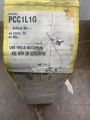 NUEVO MOLDE ERICO CADWELD PCC1L1G #4 CONC. A #6 Sol.    C1 Foto 1 de 4