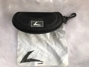 Used - Leader black glasses / sunglasses case & cloth - proceeds to charity - Picture 1 of 4