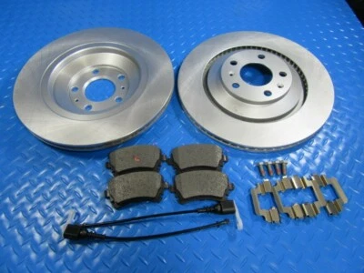 Bentley Continental Gt GTc Flying Spur rear brake pads rotors disc x2  #5813 - Image 1 of 4