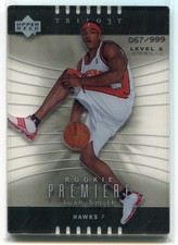 2004-05 Upper Deck Trilogy 108 Josh Smith Rookie /999