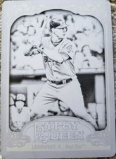 RYAN LAVARNWAY 2012 Topps Gypsy Queen Black PRINTING PLATE SP #1/1 of 1 Red Sox
