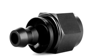 Motorsport AN -6 (AN6) STRAIGHT to 12mm 9/16" Barb Hose Fitting In Black MSA - Picture 1 of 5