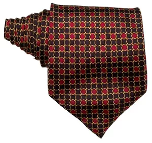 Kenneth Gordon Hand Sewn Hand Printed 100% SILK Men's Designer Tie 60" x 3.75" - Picture 1 of 3
