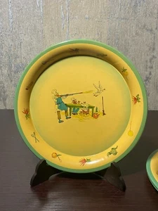 Vintage Daher Holland Tin Small 6.5 Chef's Plates Lot of 3 - Picture 1 of 3