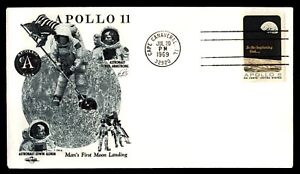 MayfairStamps US Space 1969 Florida Apollo 11 Moon Landing Orbit Covers Cover aa
