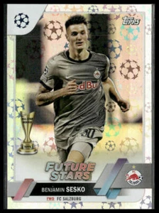 2022-23 Topps UEFA Club Competitions #177 Benjamin Sesko Starball Foil - Picture 1 of 2