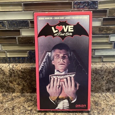 Love at First Bite - VHS 1993 Orion PIctures George Hamilton Susan Saint James - Image 1 of 4