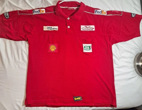 Michael Schumacher Brand F1 Red Polo Shirt Cover