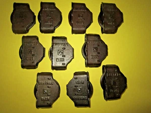 Lot Of 10 Antique Window Sash Weight Pulleys, Clark Mfg.Co. Buffalo  No. 25 - Picture 1 of 10