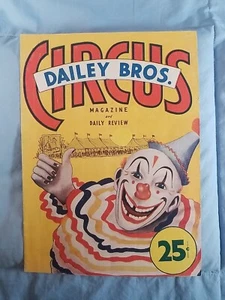 Vintage DAILEY BROS. CIRCUS Souvenir Official PROGRAM Magazine Daily Review - Picture 1 of 5
