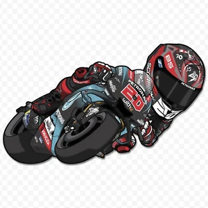 Aufkleber Fabio Quartararo MotoGP Cartoon - Bild 1 von 1