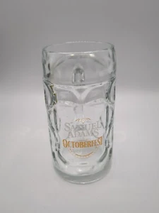 Samuel Sam Adams Bier Oktoberfest Glas Becher Stein "Raise the Stein" Grübchen 0,5L - Bild 1 von 2