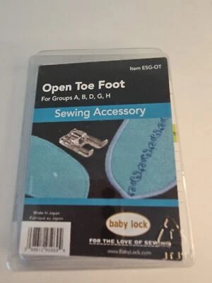 Baby Lock Open Toe Foot ESG-OT for Groups A, B, D, G, H - Image 1 of 2