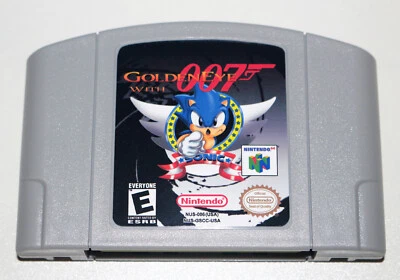 007 Goldeneye with Sonic Characters English Game For N64 NTSC-U/C US Canada - Image 1 of 2