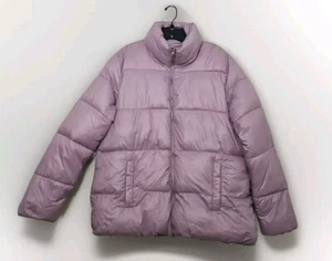 Old Navy Women’s Pink Short Puffer Jacket Water/Frost Resistant sz XL Puffy Snow - Picture 1 of 2