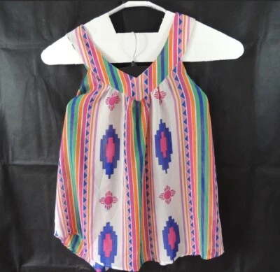 Blusa Pacific Batik para mujer camisola multicolor estampado tribal talla grande única Foto 1 de 4