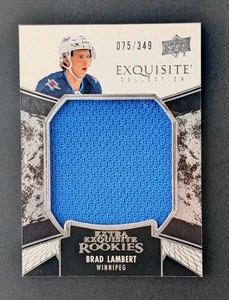 2024-25 BRAD LAMBERT EXQUISITE HOCKEY CARD ROOKIES PATCH Card  #075/349 - Picture 1 of 2