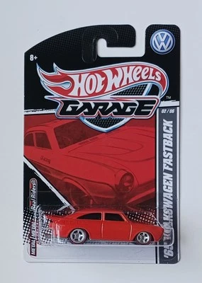 2010 Hot Wheels Garage 65 Volkswagen Fastback Error Car Missing Side Tampo  - Image 1 of 4