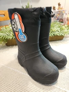 NEW WONDER NATION -22° Temp KIDS Snow Boots SZ 10 Toddler Waterproof Sock LINED  - Picture 1 of 6