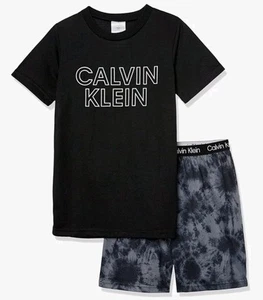 Calvin Klein Boys' Two Piece Sleepwear Top and Bottom Pajama Set Sz L 10-12 NWT - Picture 1 of 2