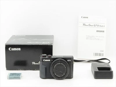 CANON PowerShot G7X Mark II Black Near Mint From Japan #24361E - Image 1 of 4