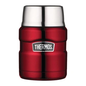 NEW Thermos Stainless Steel Vacuum Food Flask Red 470ml - Picture 1 of 4