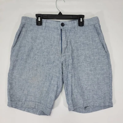 Banana Republic Men's Shorts Herringbone Linen Cotton Size 30 AIDEN - Image 1 of 4
