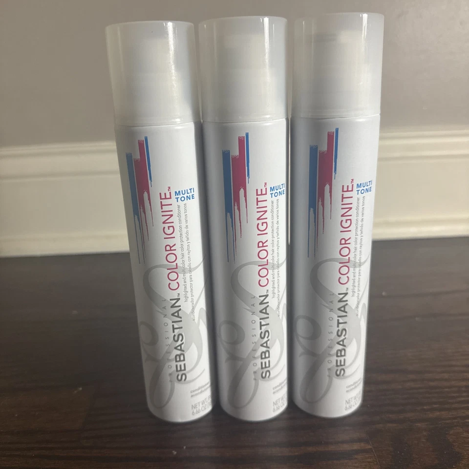 Lot Of 3 SEBASTIAN COLOR IGNITE HAIR COLOR PROTECTION CONDITIONER 6.66 OZ - Image 1 of 3