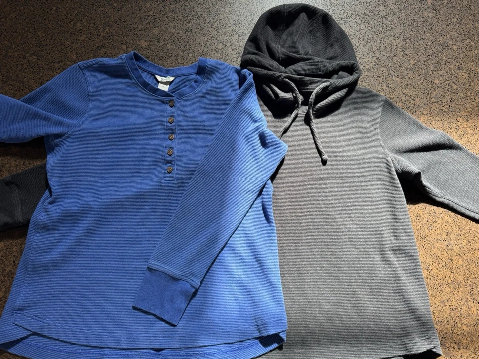 Duluth Trading Women’s XL Waffle Knit Thermal Long Sleeve LOT. - Image 1 of 4