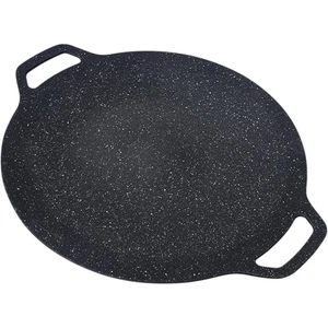 Sartén Coreana, plancha budare de arepas, aluminio con revestimiento de piedra  - Imagen 1 de 7