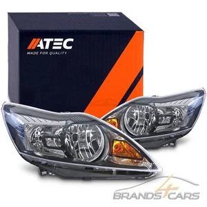 2x ATEC SCHEINWERFER CHROM/SCHWARZ H7/H1 FÜR FORD FOCUS 2 AB BJ 02.2008 - Bild 1 von 3