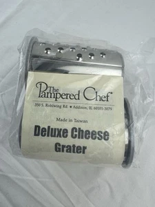 2 - Pampered Chef Deluxe Cheese Grater 1275 Fine & Coarse Blade Barrels - Picture 1 of 4