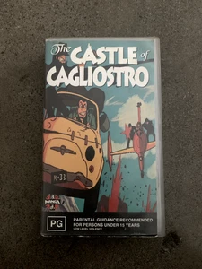 The Castle of Cagliostro VHS – Manga Video (1996, PAL) – Classic Anime Miyazaki - Picture 1 of 4