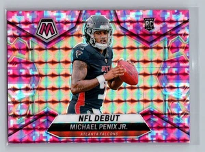 2024 Panini Mosaic #274 Michael Penix Jr. Mosaic Camo Pink NFL Debut - Bild 1 von 2