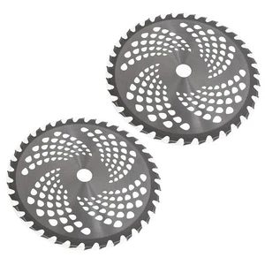 2 Pack -9" x 36T Carbide Tip Brush Blades Fits For Cutter Trimmer Weed Eater - Picture 1 of 8