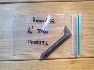 Vintage Record 071 Router Plano 1/4" Cortador Antiguo Carpintería Herramientas de Mano Carpintería - Imagen 1 de 1
