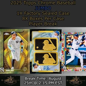 MacKenzie Gore 2025 Topps Chrome Baseball JUMBO - 1X Case Player BREAK #37 - Picture 1 of 6